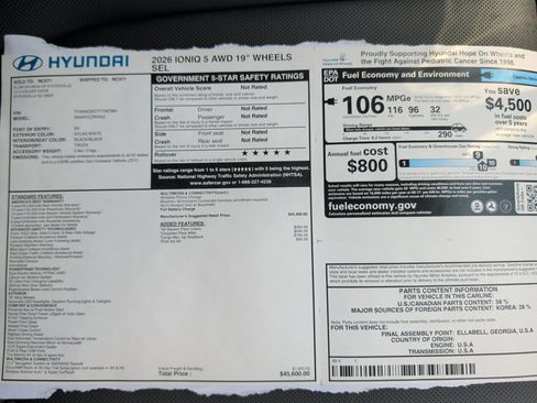 New 2026 Hyundai Ioniq 5 SEL AWD/4WD image 33