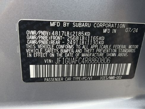 Used 2024 Subaru Impreza 2.0i Sport AWD/4WD image 33