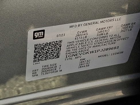 Used 2023 Chevrolet Traverse LT w/ LPO, Floor Liner Package AWD/4WD image 26