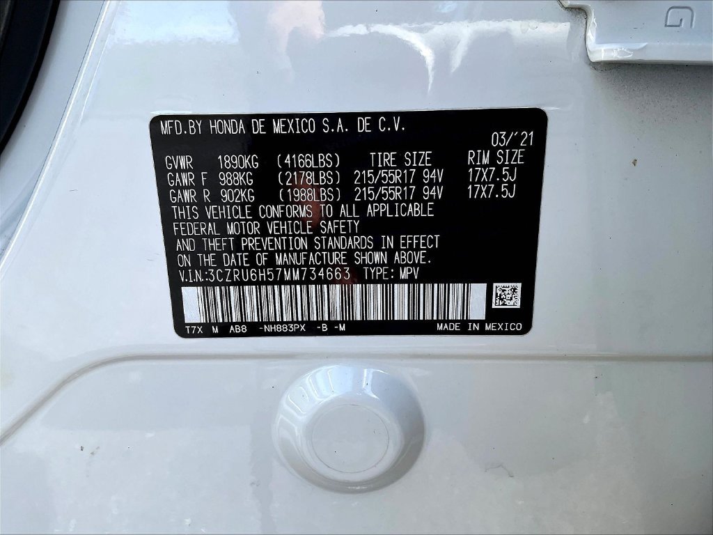 Used 2021 Honda HR-V EX image 19