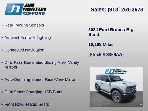 Used 2024 Ford Bronco Big Bend AWD/4WD image 14