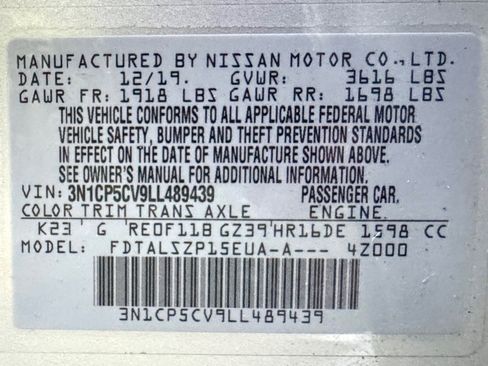 Used 2020 Nissan Kicks SV w/ Exterior Package image 41