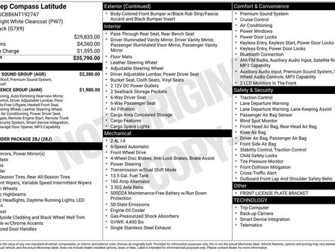 Used 2022 Jeep Compass Latitude w/ Sun and Sound Group image 3