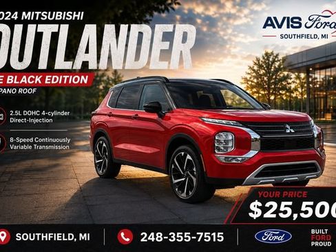 Used 2024 Mitsubishi Outlander SE Black Edition AWD/4WD image 1