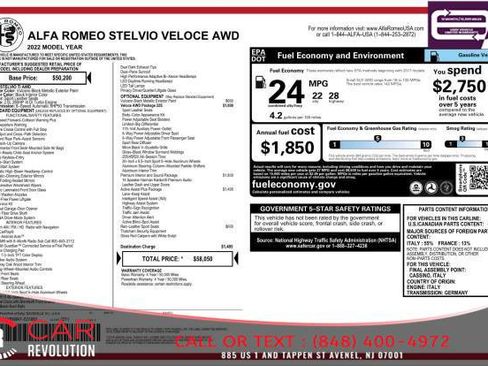 Used 2022 Alfa Romeo Stelvio Veloce image 9