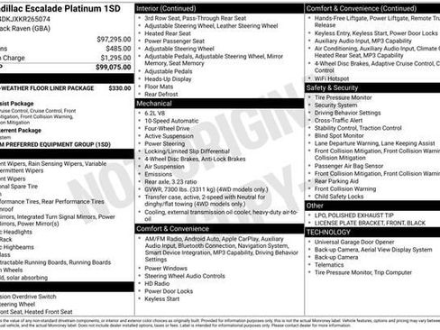 Used 2019 Cadillac Escalade Platinum image 31