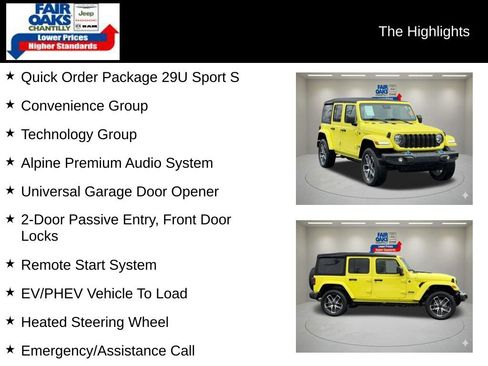Used 2024 Jeep Wrangler Unlimited w/ Convenience Group AWD/4WD image 2