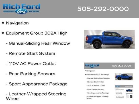 Certified 2023 Ford Ranger XLT w/ Equipment Group 302A High AWD/4WD image 29