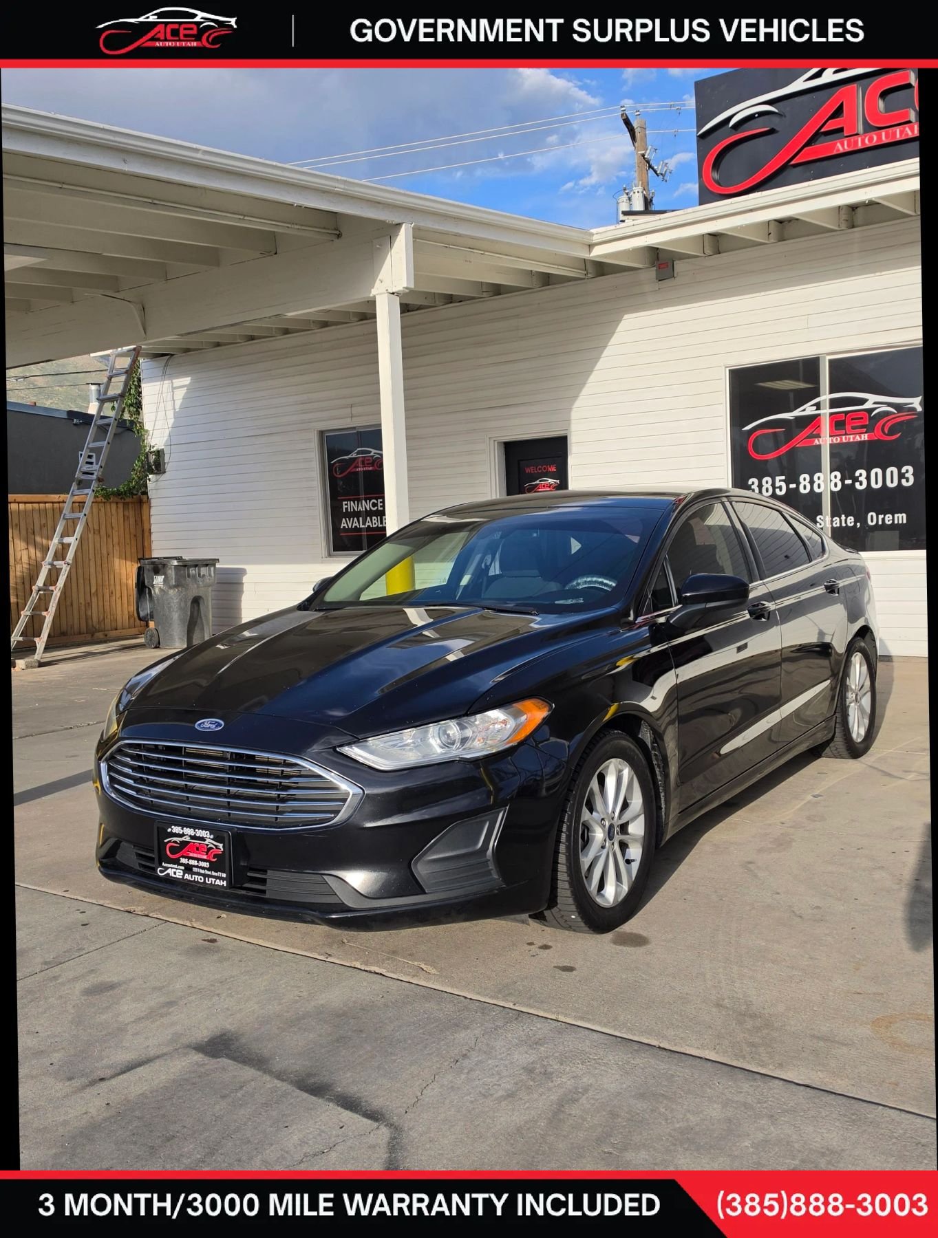 Used 2019 Ford Fusion SE FWD image 3