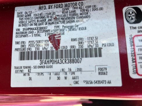 Used 2012 Ford Fusion SE image 14