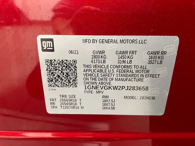 Used 2023 Chevrolet Traverse LT w/ Rear Camera Mirror Package AWD/4WD image 26