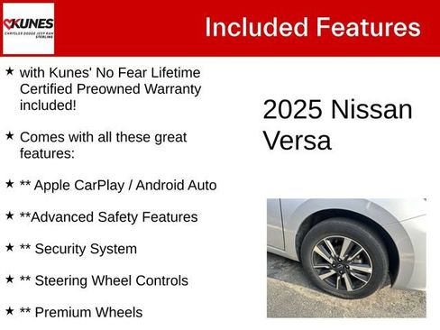 Used 2025 Nissan Versa SV FWD image 4