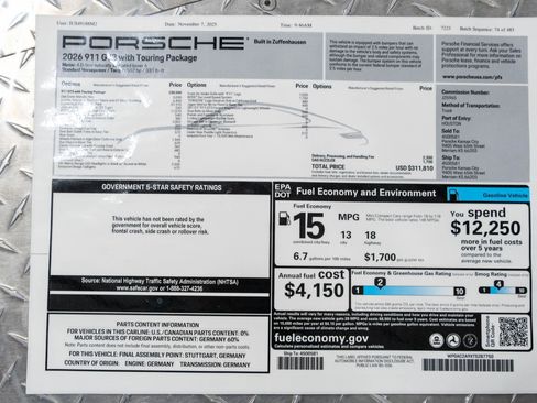 Used 2026 Porsche 911 GT3 image 81