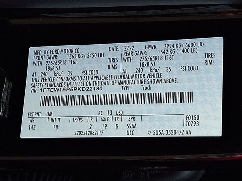 Certified 2023 Ford F150 XLT w/ Equipment Group 302A High AWD/4WD image 29