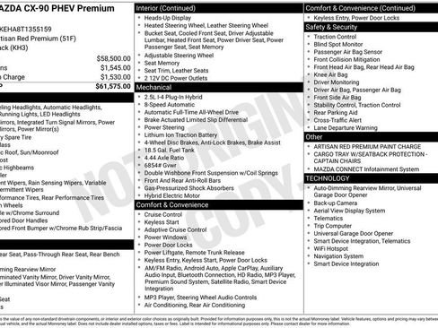 New 2026 MAZDA CX-90 Plug-In Hybrid w/ Premium Plus AWD/4WD image 3