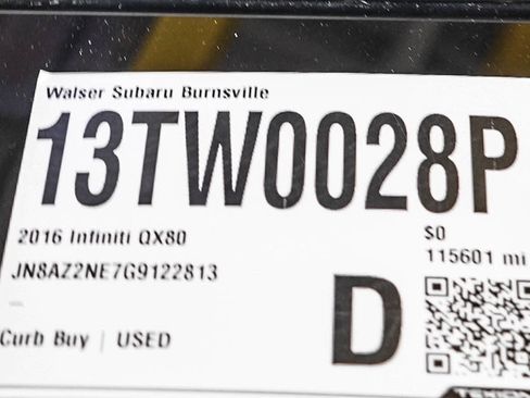 Used 2016 INFINITI QX80 4WD w/ Deluxe Technology Package image 31