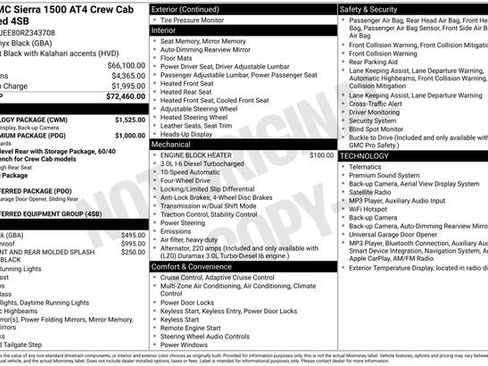 Certified 2024 GMC Sierra 1500 AT4 w/ Technology Package AWD/4WD image 3