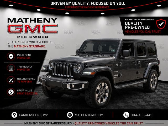 Used 2023 Jeep Wrangler Unlimited Sahara w/ LED Lighting Group AWD/4WD image 1