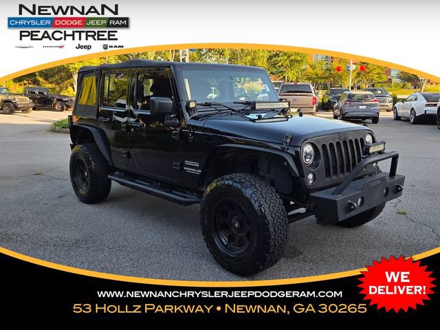 Used 2016 Jeep Wrangler Unlimited Sport w/ Max Tow Package AWD/4WD image 1