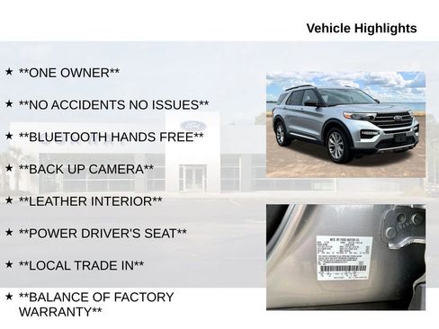 Used 2022 Ford Explorer XLT w/ Equipment Group 202A image 6