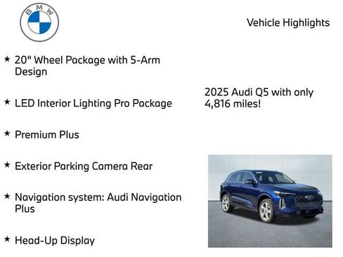Used 2025 Audi Q5 Premium Plus w/ Premium Plus AWD/4WD image 9