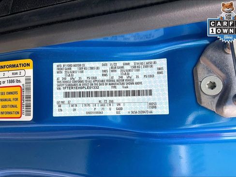 Used 2023 Ford Ranger XLT w/ Equipment Group 301A Mid image 33