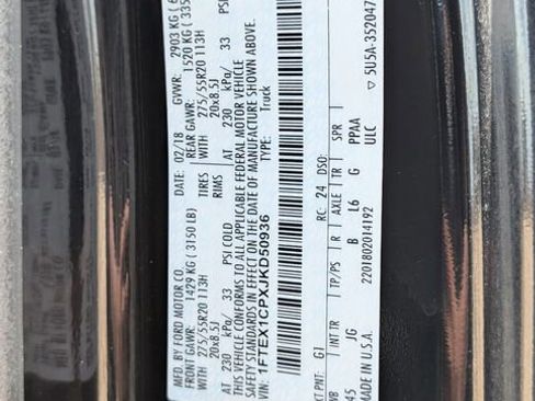 Used 2018 Ford F150 XL w/ Equipment Group 101A Mid RWD image 26