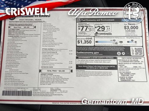 New 2024 Alfa Romeo Tonale Ti image 49