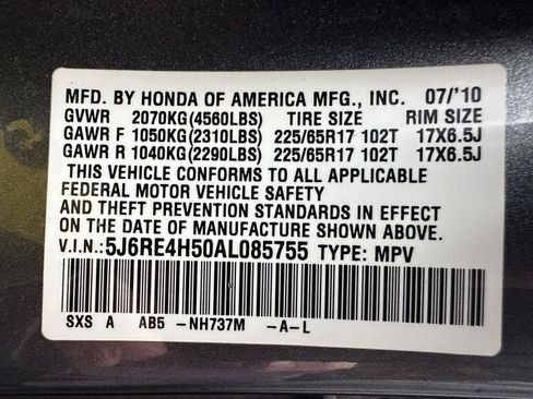 Used 2010 Honda CR-V EX image 15