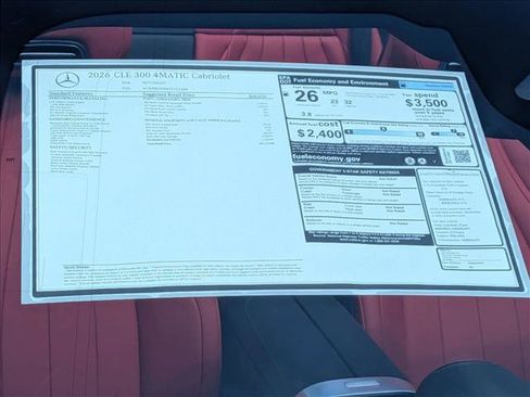 New 2026 Mercedes-Benz CLE 300 4MATIC Cabriolet image 17