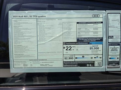 New 2025 Audi A8 L 3.0T image 19