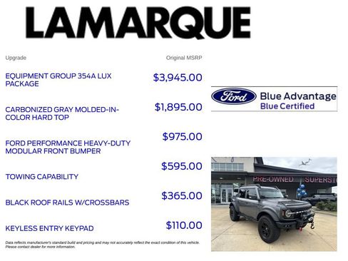 Used 2023 Ford Bronco Wildtrak AWD/4WD image 10