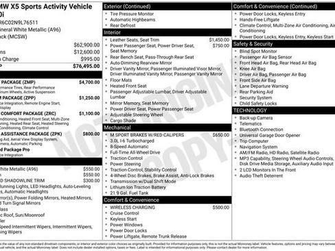 Used 2022 BMW X5 xDrive40i w/ M Sport Package AWD/4WD image 6