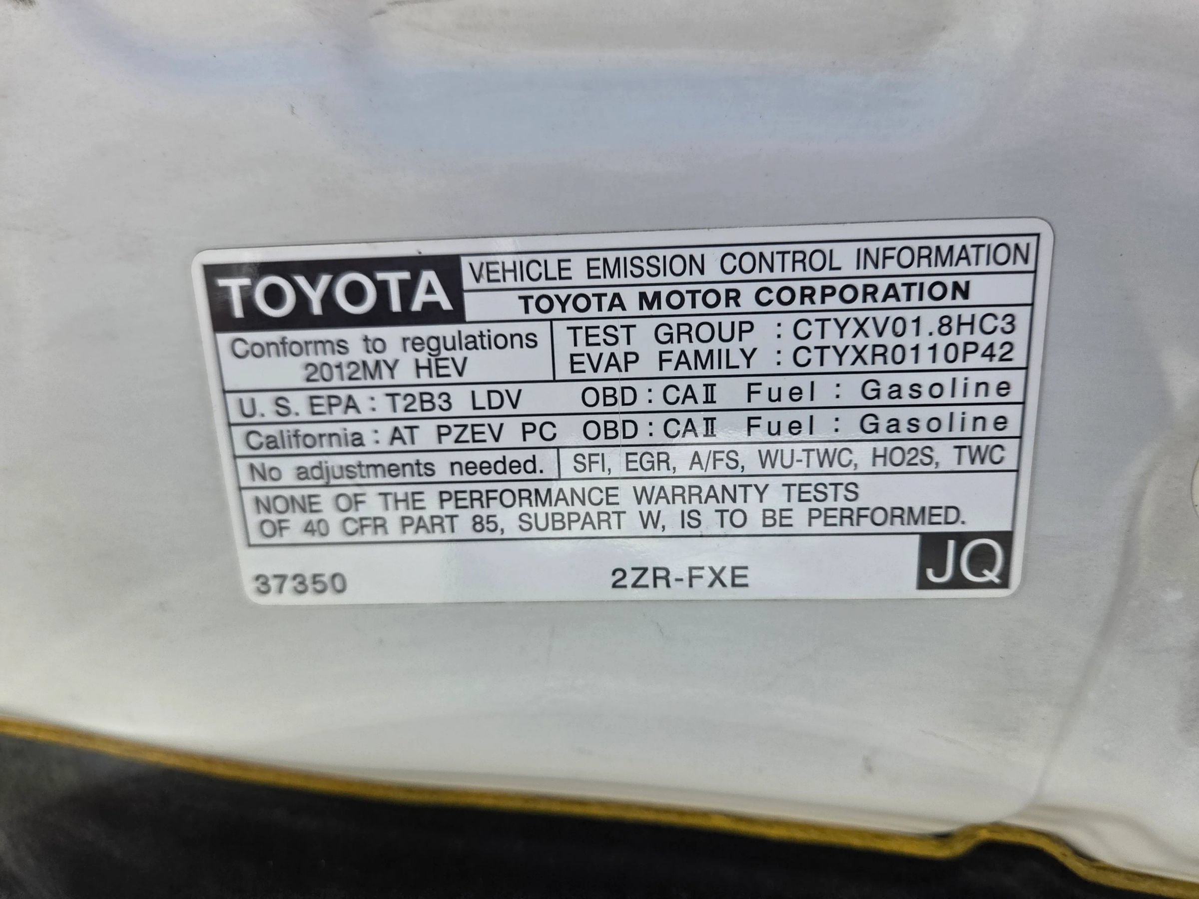 Used 2012 Toyota Prius Three w/ Solar Roof Pkg FWD image 26
