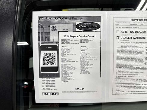 Used 2024 Toyota Corolla Cross L AWD/4WD image 13