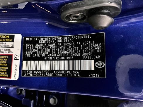 Used 2016 Toyota Camry SE FWD image 37
