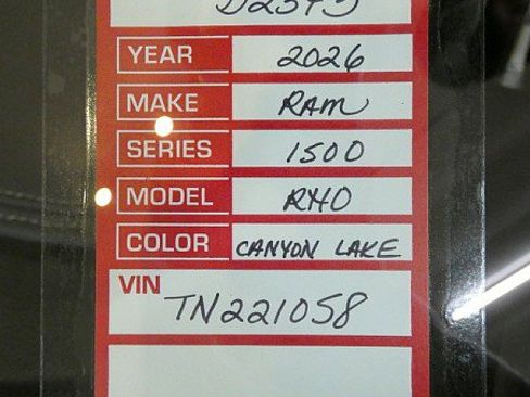 New 2026 RAM 1500 RHO w/ Bed Utility Group image 30