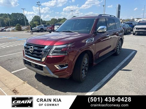 Used 2022 Nissan Armada Platinum w/ Captain's Chairs Package RWD image 1