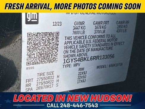 Used 2024 Cadillac Escalade Premium Luxury w/ LPO, Floor Liner Package AWD/4WD image 14