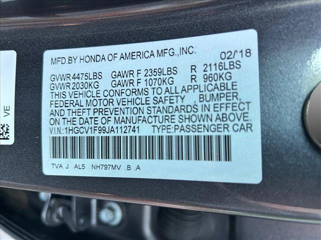 Used 2018 Honda Accord Touring image 29