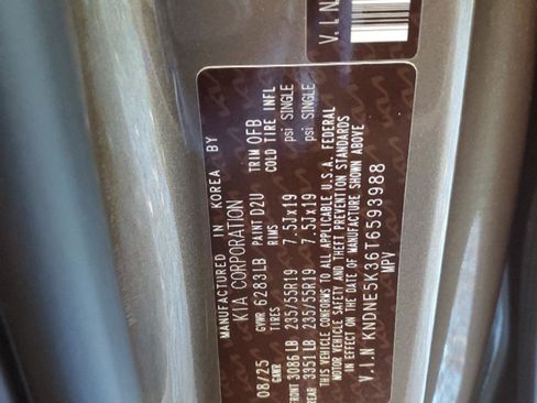 New 2026 Kia Carnival SX w/ SX Dark Edition Package image 29