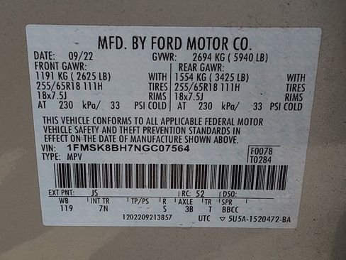 Used 2022 Ford Explorer 4WD image 33