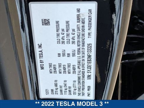 Used 2022 Tesla Model 3 Long Range AWD/4WD image 22
