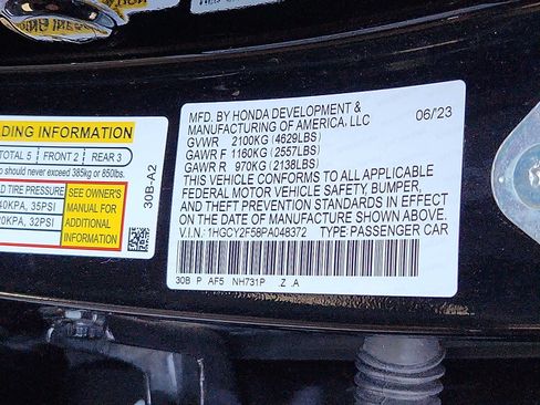 Certified 2023 Honda Accord Sport image 26