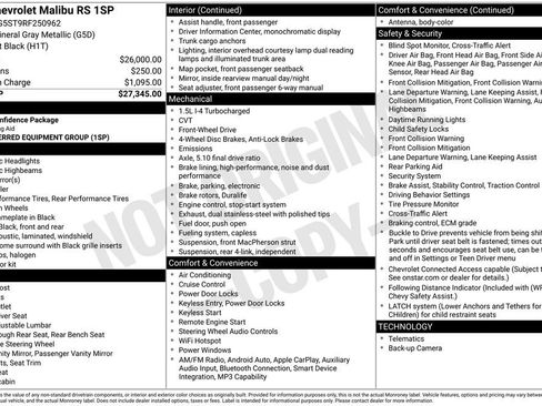 Used 2024 Chevrolet Malibu RS FWD image 8