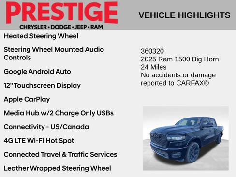 Used 2025 RAM 1500 Big Horn AWD/4WD image 12