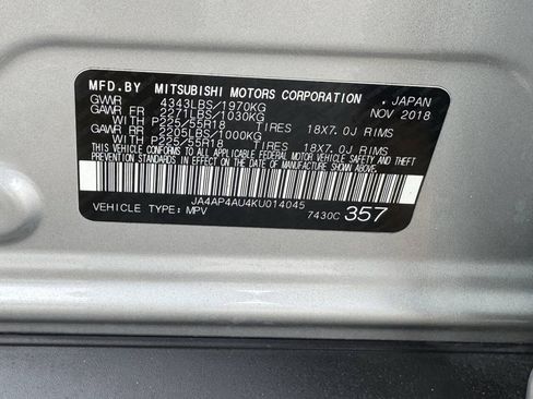 Used 2019 Mitsubishi Outlander Sport SE FWD image 27