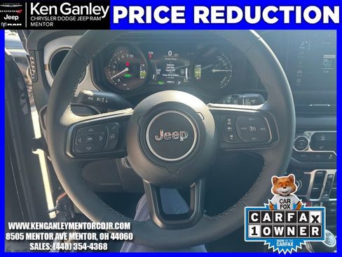 Certified 2025 Jeep Wrangler Unlimited Sport S 4xe AWD/4WD image 14
