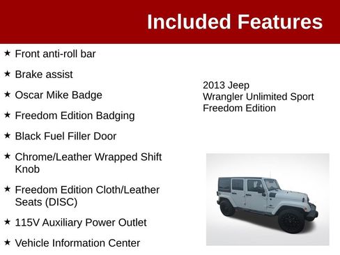 Used 2013 Jeep Wrangler Unlimited Sport AWD/4WD image 4