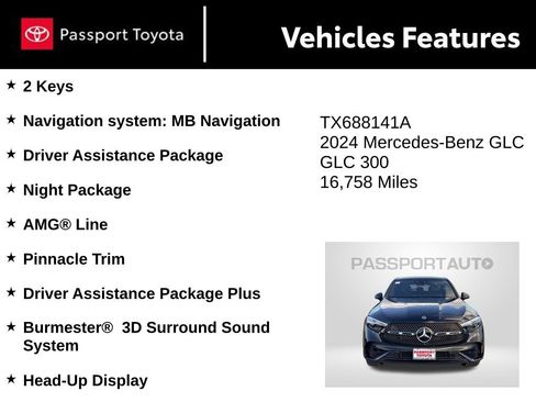 Used 2024 Mercedes-Benz GLC 300 4MATIC image 10